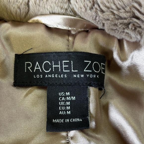 Rachel Zoe Teddy Jacket. Light brown. Women’s size medium. - Picture 5 of 11